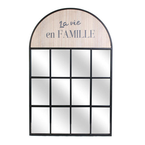 Miroir Dôme Bois et Métal 3S. x Home  - Miroir design