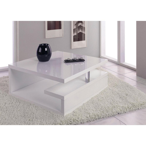 Table basse design high gloss blanc 3S. x Home  - Nouveautes salon